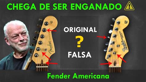 como saber se a fender é.falsa